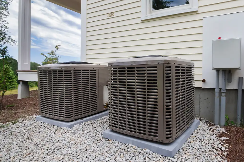 Outdoor air conditioner condenser